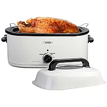 Panela Elétrica 26 Litros em Aço Inoxidável Com Função de Descongelar Aquecer, 110V, Kiss the Water, Branca