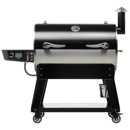 Churrasqueira á Pellet de Madeira com Wi-Fi e Superfície de Cozimento Total 7096 cm2, Recteq, Prata e Preto