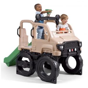 Playset Infantil Para Ambientes Externos, Com Escorregador, Parede de Escalada e Jungle Gym - Para Crianças de 2 a 5 Anos - Step2