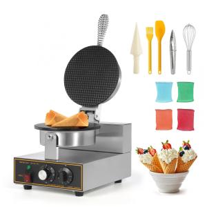 Dyna-Living Máquina Elétrica para Casquinha de Sorvete em Aço Inoxidável 1200W, Controle de Tempo e Temperatura, 110V