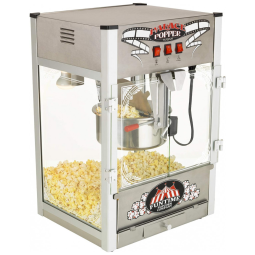 FT1626PP Pipoqueira Elétrica de Bancada em Aço Inoxidável, 110v, FUNTIME B009R9YQ1Y, Cinza