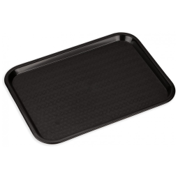 Bandeja de Plástico Carlisle 12 Unidades, Preta