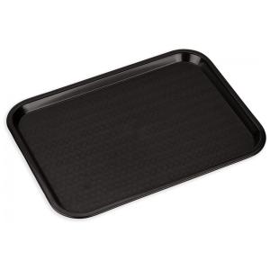 Bandeja de Plástico Carlisle 12 Unidades, Preta