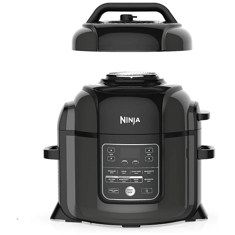 Panela de Pressão Elétrica 9 em 1, 8 Litros, 110V 1700W, NINJA OP401, Preta