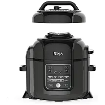 Panela de Pressão Elétrica 9 em 1, 8 Litros, 110V 1700W, NINJA OP401, Preta