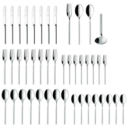 Conjunto de Talheres, Sofisticação e Durabilidade para Sua Casa com 64 Peças e Material de Aço Inoxidável, Villeroy Boch, Prata