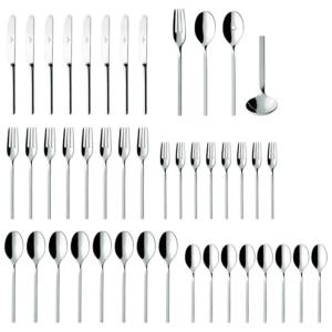 Conjunto de Talheres, Sofisticação e Durabilidade para Sua Casa com 64 Peças e Material de Aço Inoxidável, Villeroy Boch, Prata