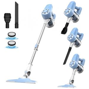 Aspirador de Pó sem Fio 6 em 1 UMLo com Bateria Recarregável e Autonomia de 40 Minutos, Azul