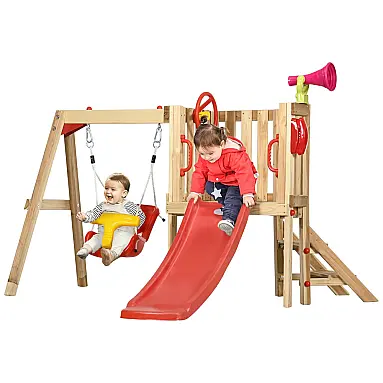 Playground Infantil de Madeira com