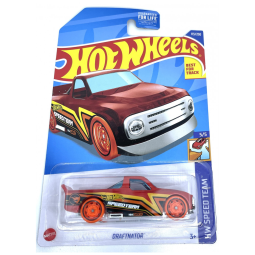 Carrinho Hot Wheels Draftnator Treasure Hunt HW Speed Team 55 vermelho 113250