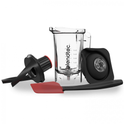Kit Liquidificador Profissional 1560W Classic 575 Jarra Twister Spatula, BLENDTEC, Preto