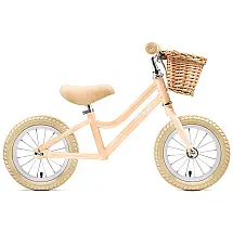 Bicicleta sem Pedal com Cesto para Crianças de 2 a 6 Anos, Petimini, Pessego