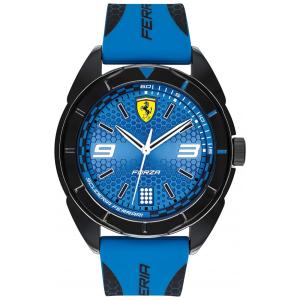 Relógio de Pulso Forza Movimento em Quartzo Pulseira de Plástico e Silicone, FERRARI, Azul