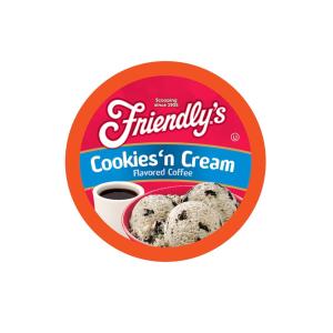 Cápsulas de Café com sabor de biscoitos e creme 40u, FRIENDLYS, Marrom