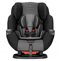 Cadeirinha Evenflo Symphony Sport Cinza Carvão 3-em-1 Conversível 2,3 a 45,4 kg