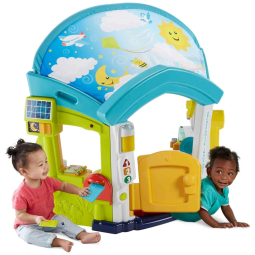 Casa de Brinquedo Interativa com Luzes, Sons e Atividades, para Bebês a Partir de 6 Meses, Fisher-Price, Colorida