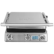 Pro Churrasqueira, Grill Elétrico Antiaderente com Tela LED, 1800W, 110v, KALORIK KPRO COG 42565 SS, Prateado