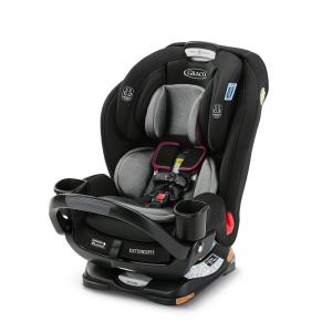 Bebê Conforto Graco Extend2Fit Cadeira Automotiva 3 em 1 com Barra anti rebote de 2 a 45 kg, Preta