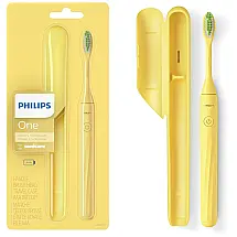 Philips One da Sonicare Escova e Dentes Elétrica Recarregável, Amarela HY1100, 02