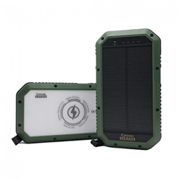 Powerbank Carregador Solar Lanternas LED Qi Wireless 20.000 mAH Prova dágua Camping
