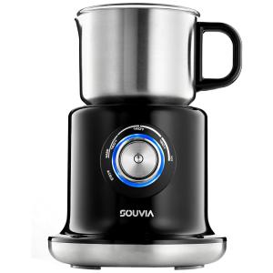 Automatic Espumador Elétrico de Leite 700 mL, Aço Inoxidável, 110v, SOUVIA SMF700, Preto