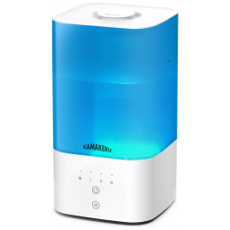 Umidificador Ultrassônico Portátil 2.5L até 30H, Área até 46 m2, 110v, KAMAKERU HF01, Branco