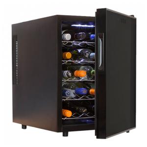 Frigobar Koolatron para Vinhos, Adega para 20 Garrafas de Champanhe, Vinho Tinto e Branco, Porta de Vidro Duplo, 48 Litros