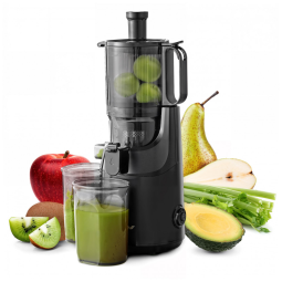 Centrifuga de Frutas com Motor Potente, Fácil de Limpar, Sem BPA e Resistente a Impactos, 110V 150W, Elite Gourmet, Preta