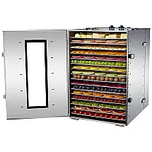 Desidratador de Alimentos com 16 Bandejas, 1800W, 110v, LI BAI, Prateado