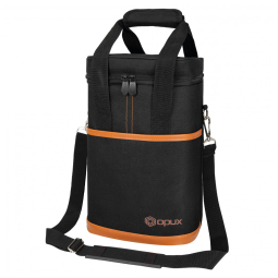 Bolsa Térmica Para Transporte de Vinhos OPUX até 4 Garrafas, Marrom