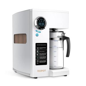 Filtro de Água de Bancada 3.4L com 4 Estágios de Filtração e Monitor Inteligente, KFLOW, Branco