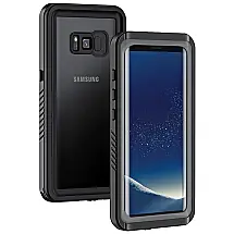 Capa Prova d'Água IP68 para Samsung Galaxy S8 LANHIEM LH WP S8 - Preta, Proteção Completa
