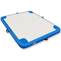 Plataforma Flutuante Inflável Anti Derrapante Suporta até 453 Quilos, GZKYYLEGS, Azul