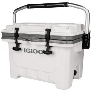 Cooler Térmico 24L com Ultra Isolamento e Trava, Comporta até 35 Latas, IGLOO, Branco