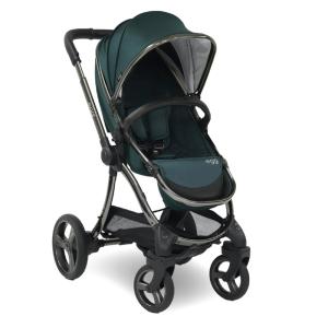Carrinho de Bebê Completo com Sistema de Viagem e Recursos de Assento, Proteção Contra Insetos e Chuva, EGG, Verde Escuro