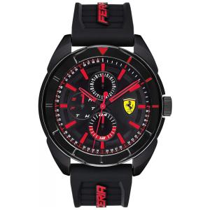 Relógio Masc Forza 830547, Quartzo, Resistente 30m, FERRARI 0830547, Preto