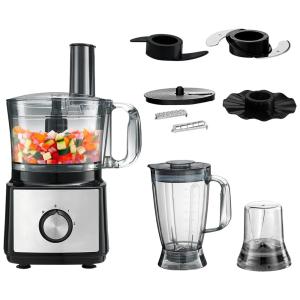 Processador de Alimentos 8 em 1 Multifuncional 2 Vel 500W, 110v, KOGNITA, Preto