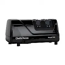 Afiador Elétrico de Facas e Tesouras com 2 Estágios, 110v, CHEFSCHOICE 0316000, Preto