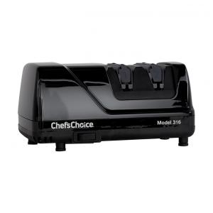 Afiador Elétrico de Facas e Tesouras com 2 Estágios, 110v, CHEFSCHOICE 0316000, Preto