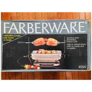 Frango e churrasqueira de lareira aberta, FARBERWARE 455ND