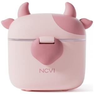 Dispenser de Fórmula NCVI Rosa Múltiplos Compartimentos com Colher 230g