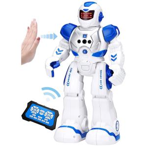 KingsDragon RC Robot – Robô Interativo Programável, Canta, Dança e Fala com Controle por Gestos e Remoto para Crianças