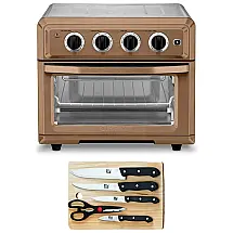 Airfryer, Forno Elétrico TOA 60C, Aço Inoxidável, Cobre, escuro, escuro, 110v, CUISINART, Dourado escuro