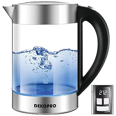 Chaleira Elétrica 1.7L, Aço Inoxidável,