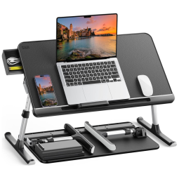 Mesa para laptop, mesa para laptop, SAIJI K7M B1, Preto