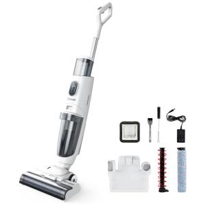 Aspirador de Pó Multifuncional sem Fio com Acessórios, 110V, Ecowell WCVP02, Branco