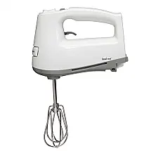 Batedeira de Mão Elétrica com 3 Velocidades e Acessórios em Aço Inoxidável, 250W, Branca, 110v, HAMILTON BEACH 62661, Branco