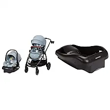 Sistema de Viagem Maxi-Cosi Zelia Luxe Cinza com Cadeirinha Mico Luxe 5-em-1