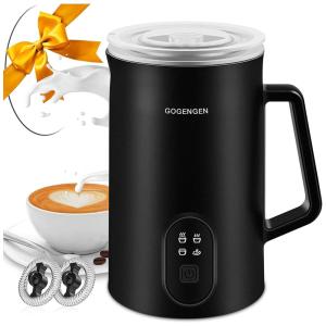 Espumador de Leite Elétrico, Capacidade 135 mL, Indicadores de LED, 110v, GOGENGEN GO 70, Preto