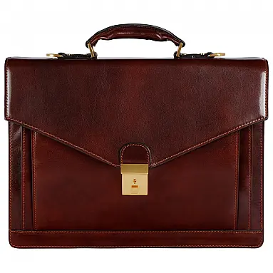 Bolsa Maleta Masculina de Couro